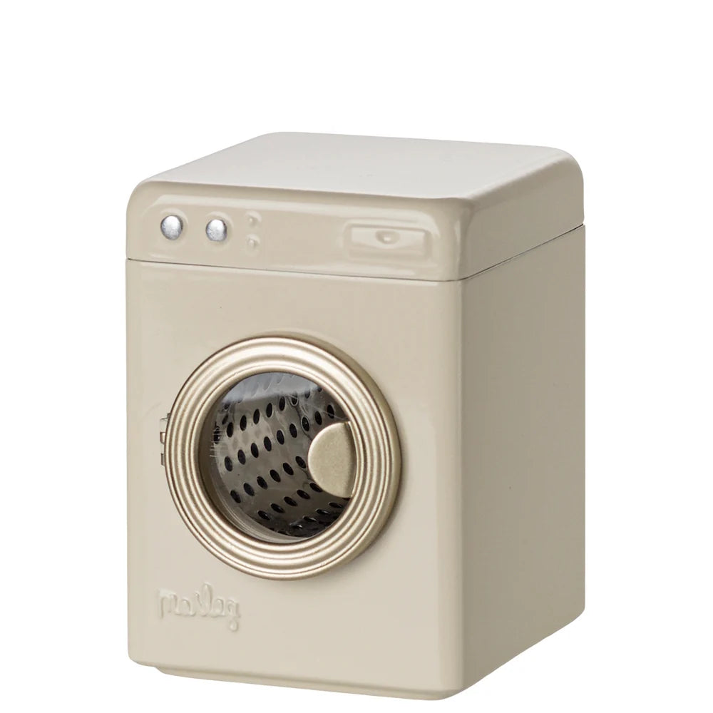 Maileg Washing Machine Mouse Off White