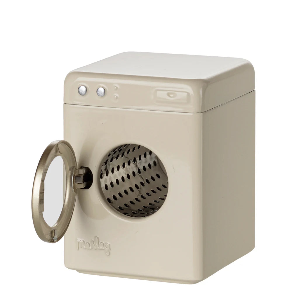 Maileg Washing Machine Mouse Off White