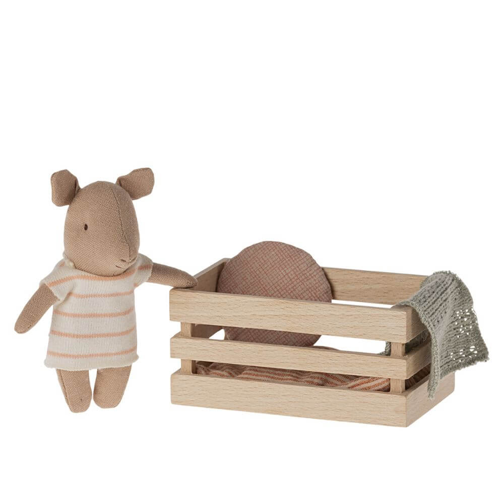 Maileg Pig Baby in Box Girl 2024