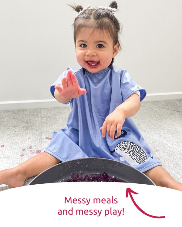 Little Chomps - Short Sleeve Messy Mealtime (Toddler) Smock: 8mths to 4+yrs