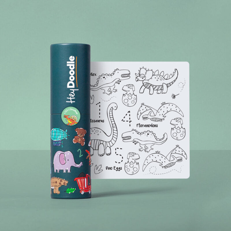 HeyDoodle Minimats - DinoRoar