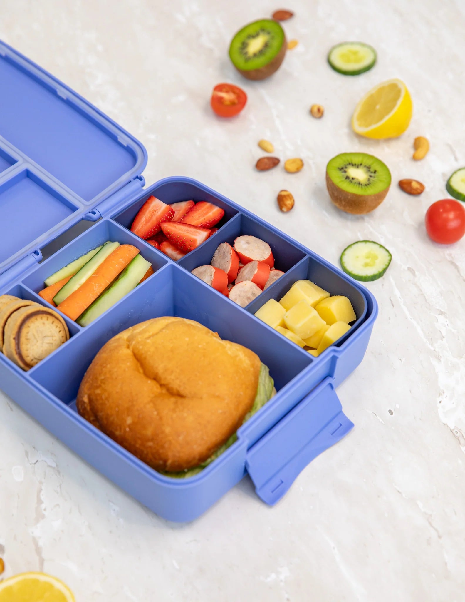 MontiiCo Feast Bento Tray - Navy