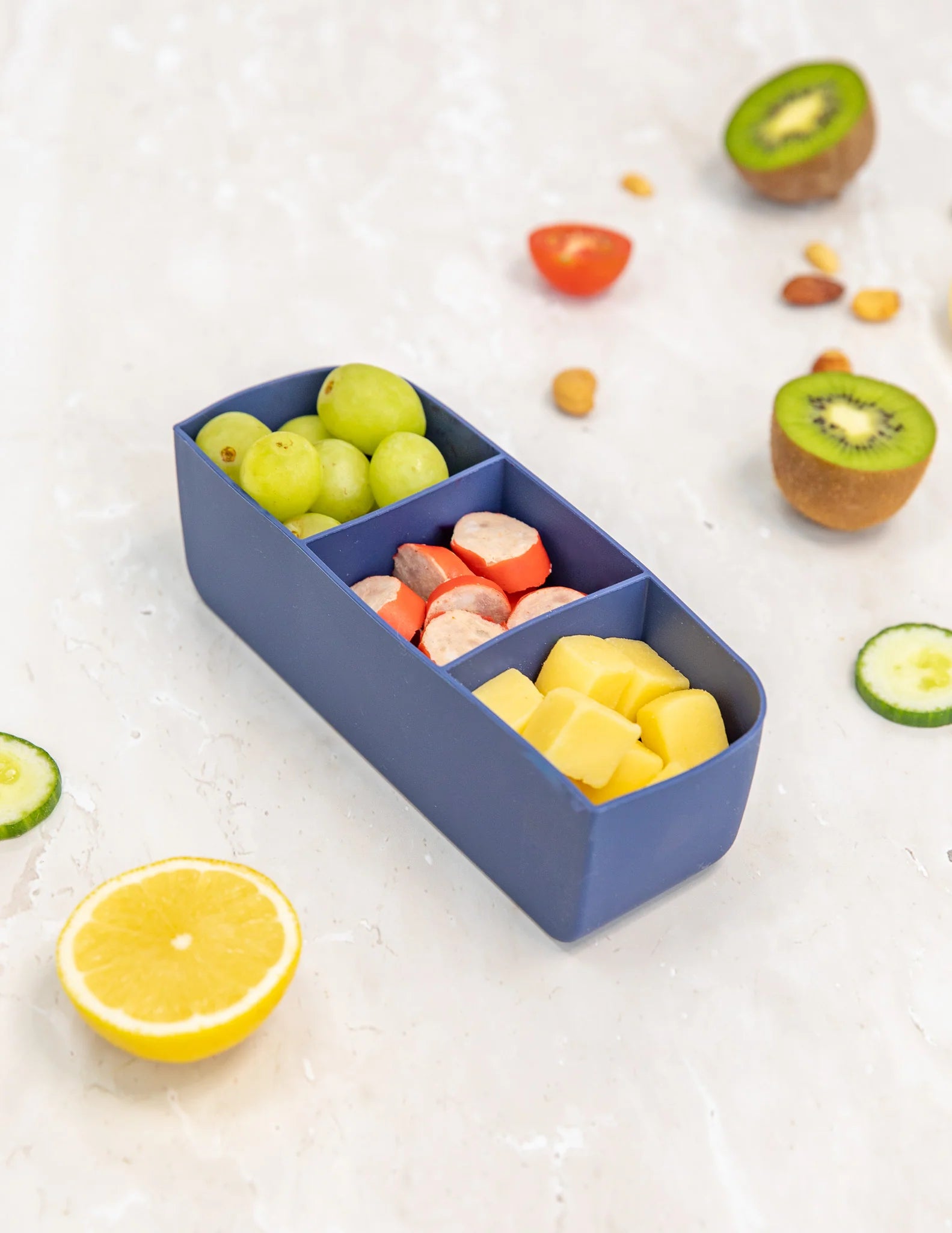 MontiiCo Feast Bento Tray - Navy