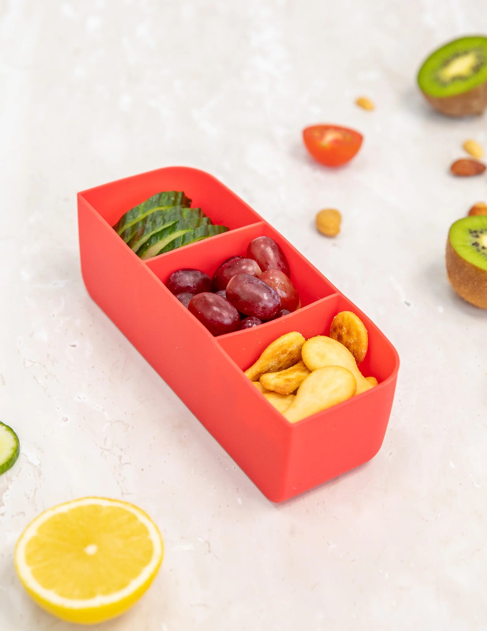 MontiiCo Feast Bento Tray - Watermelon