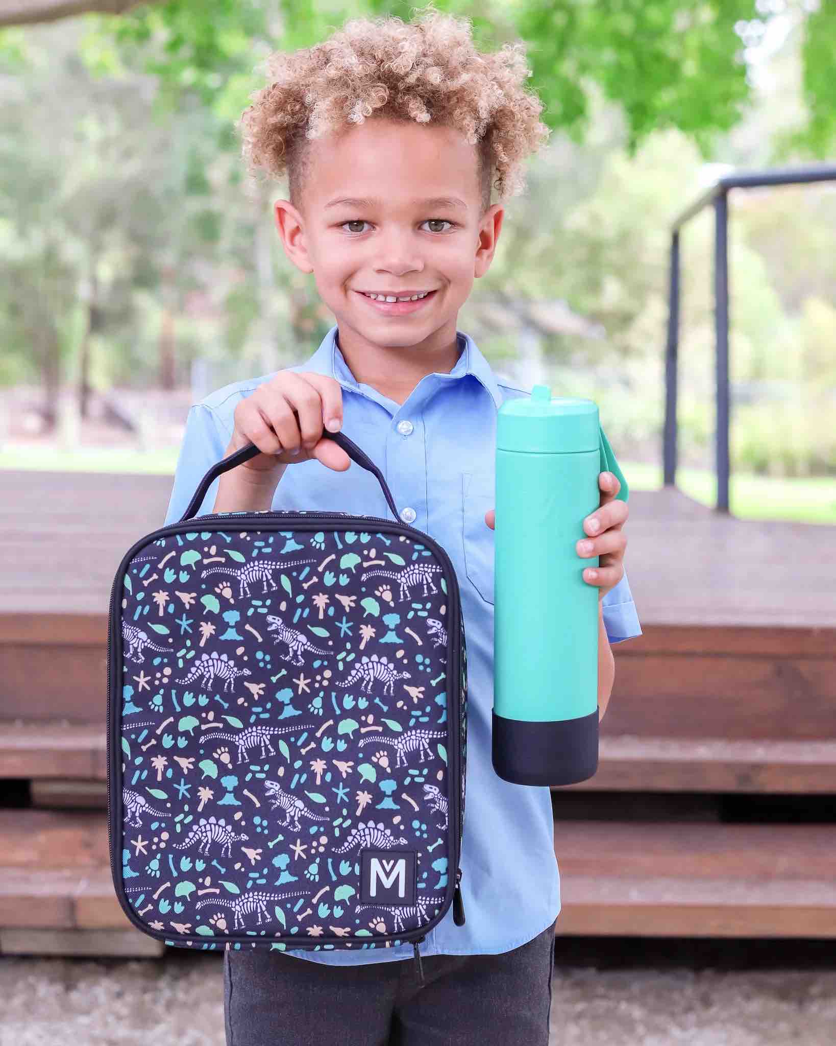 MontiiCo Large Insulated Lunch Bag – Dinosaur