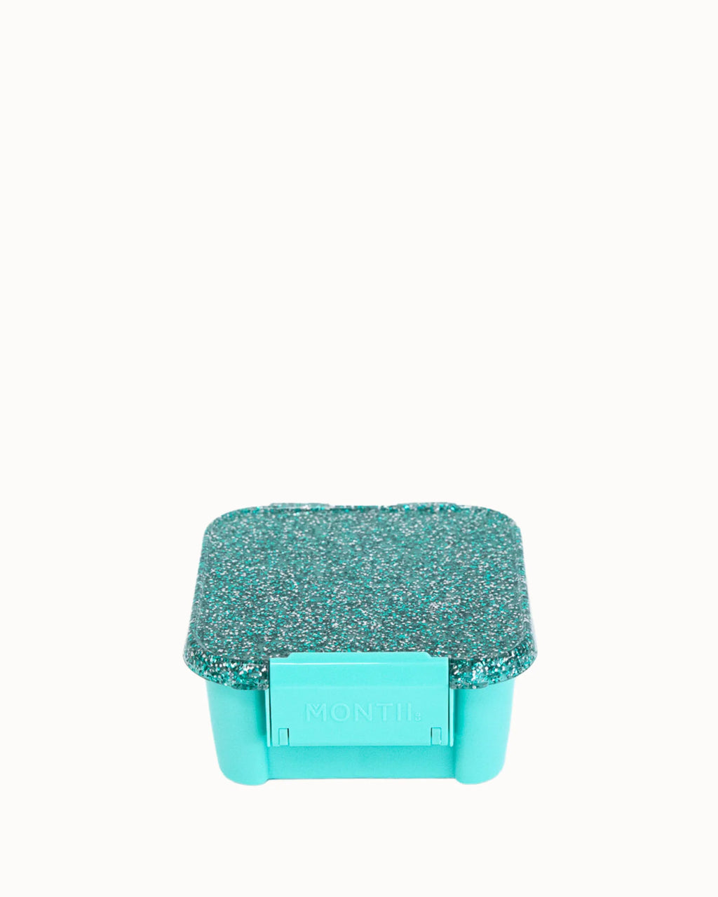 MontiiCo Bento Two Snack Box - Turquoise Glitter
