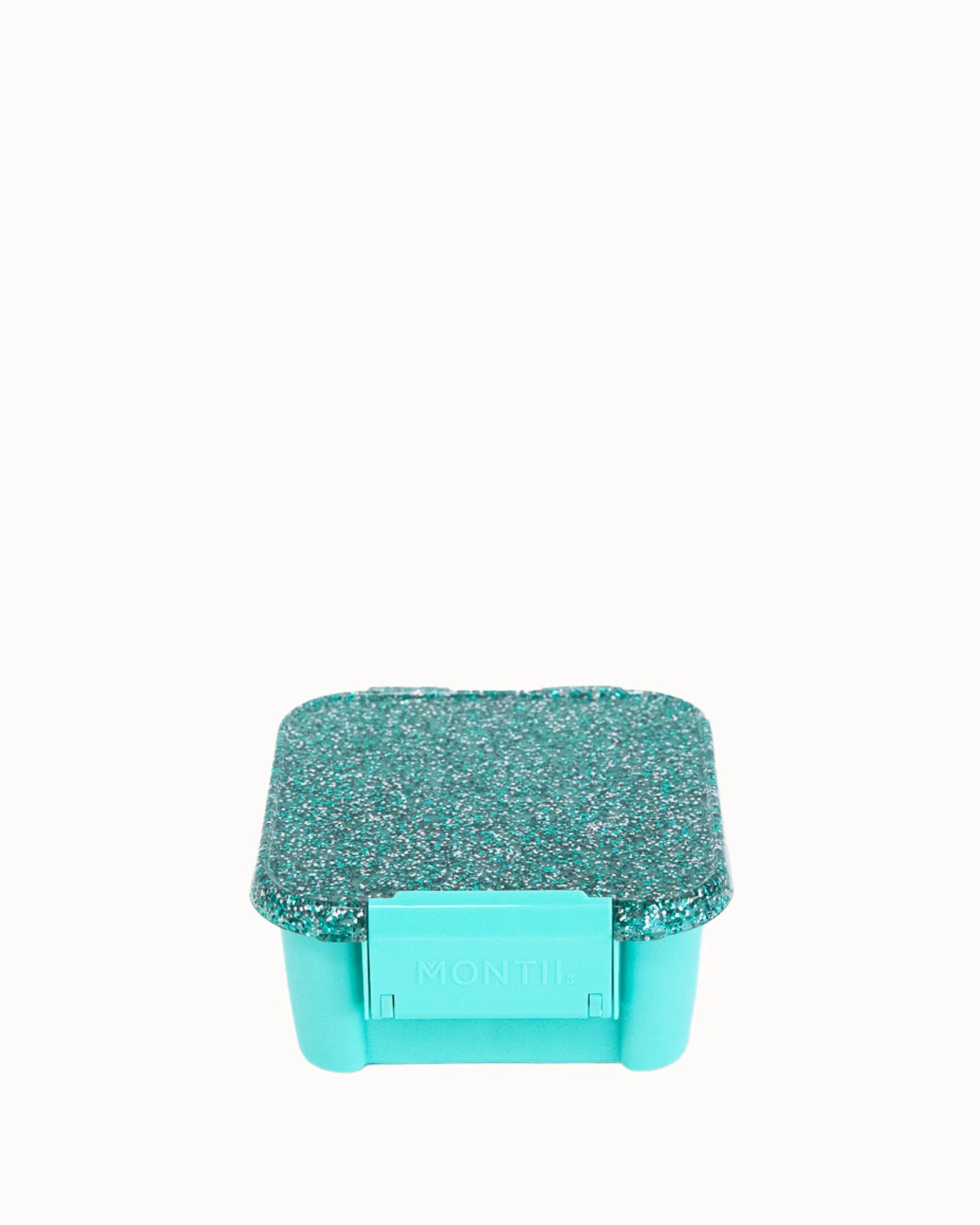 MontiiCo Bento Two Snack Box - Turquoise Glitter
