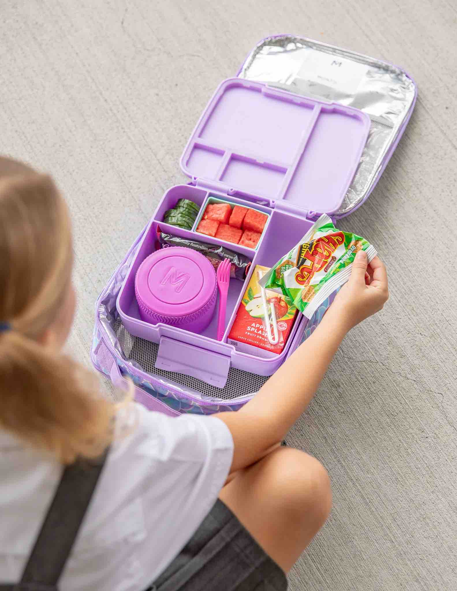 MontiiCo Insulated Mini Food Jar - Fuchsia