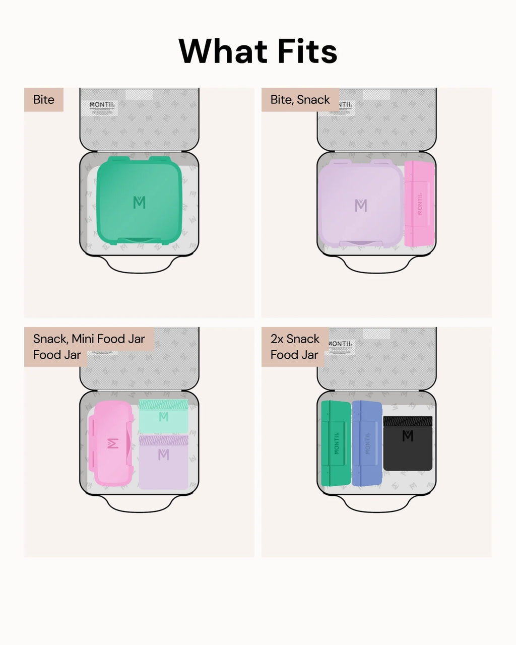 MontiiCo Medium Insulated Lunch Bag