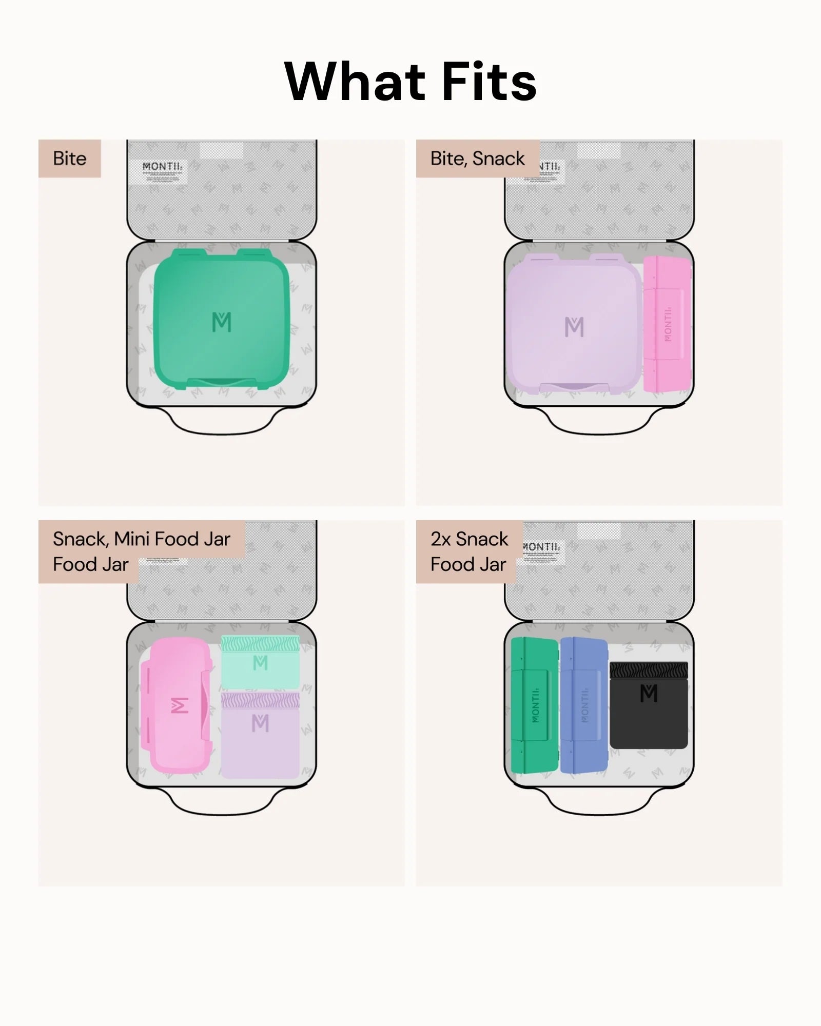 MontiiCo Medium Insulated Lunch Bag