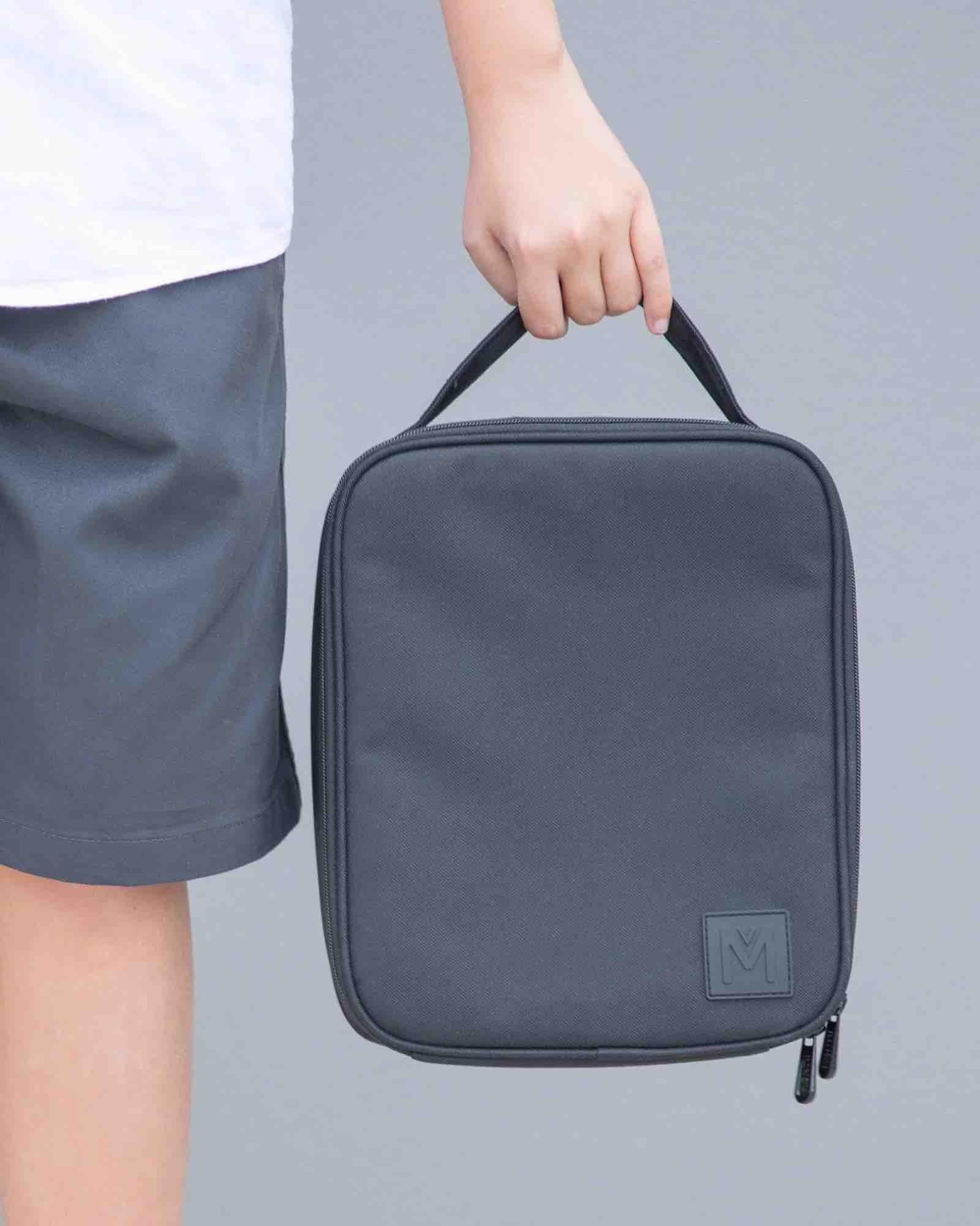 MontiiCo Large Insulated Lunch Bag - Midnight