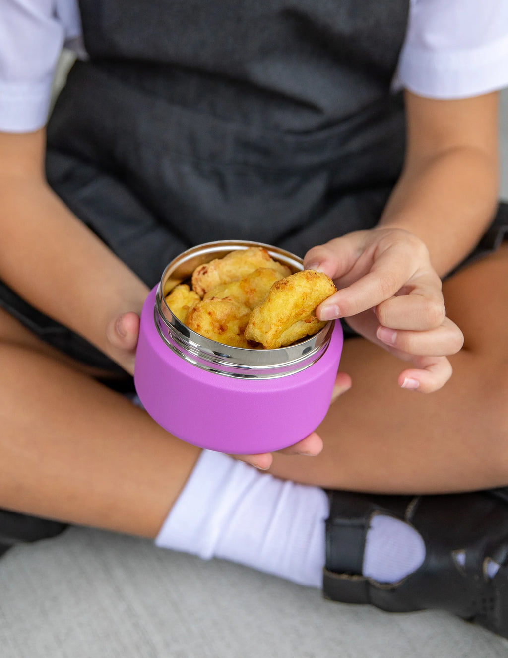 MontiiCo Insulated Mini Food Jar - Fuchsia