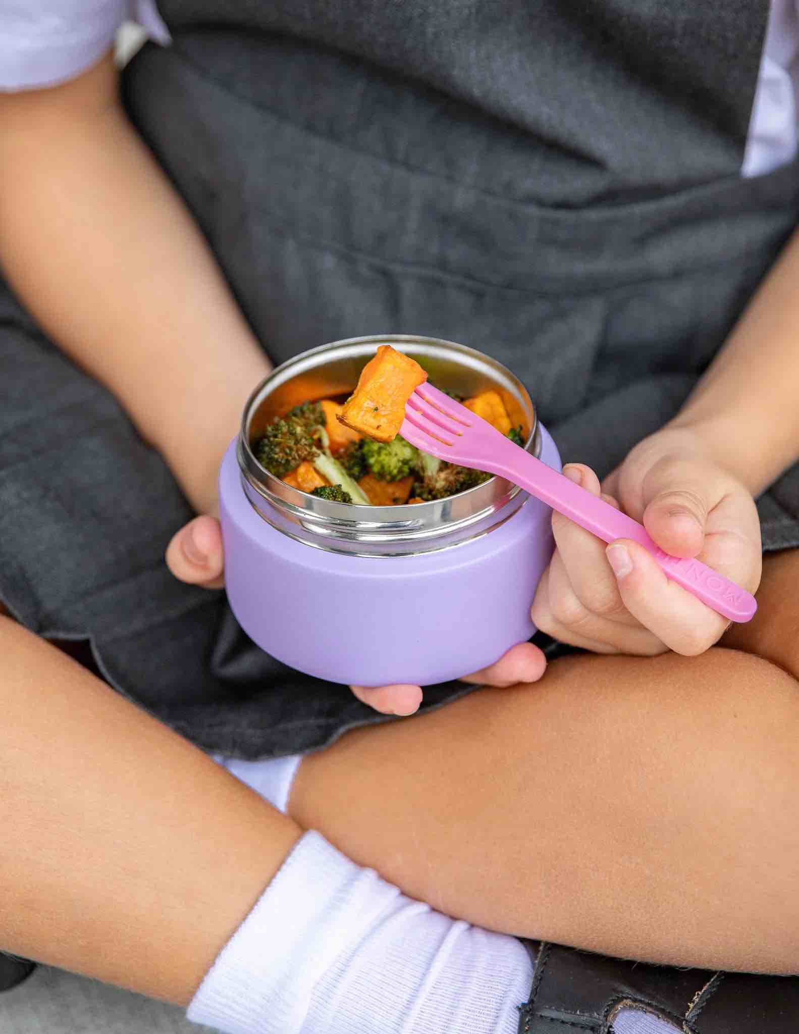 MontiiCo Insulated Mini Food Jar - Lilac