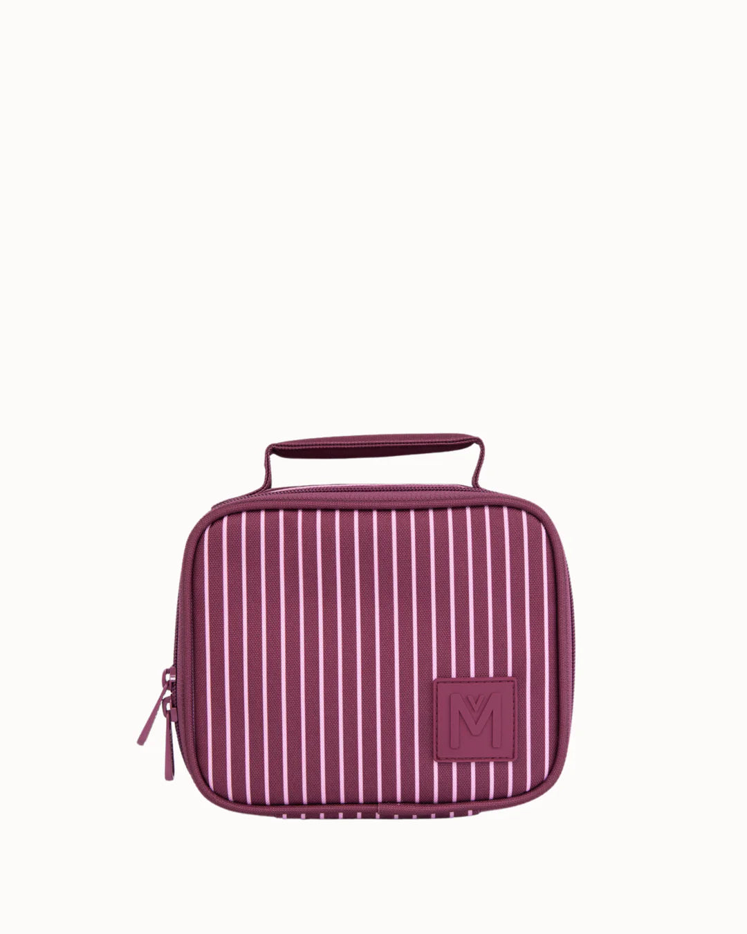 MontiiCo Mini Insulated Lunch Bag - Ruby Stripe