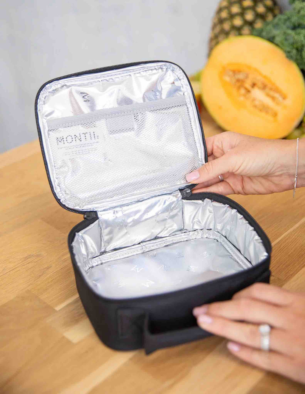 MontiiCo Mini Insulated Lunch Bag - Midnight