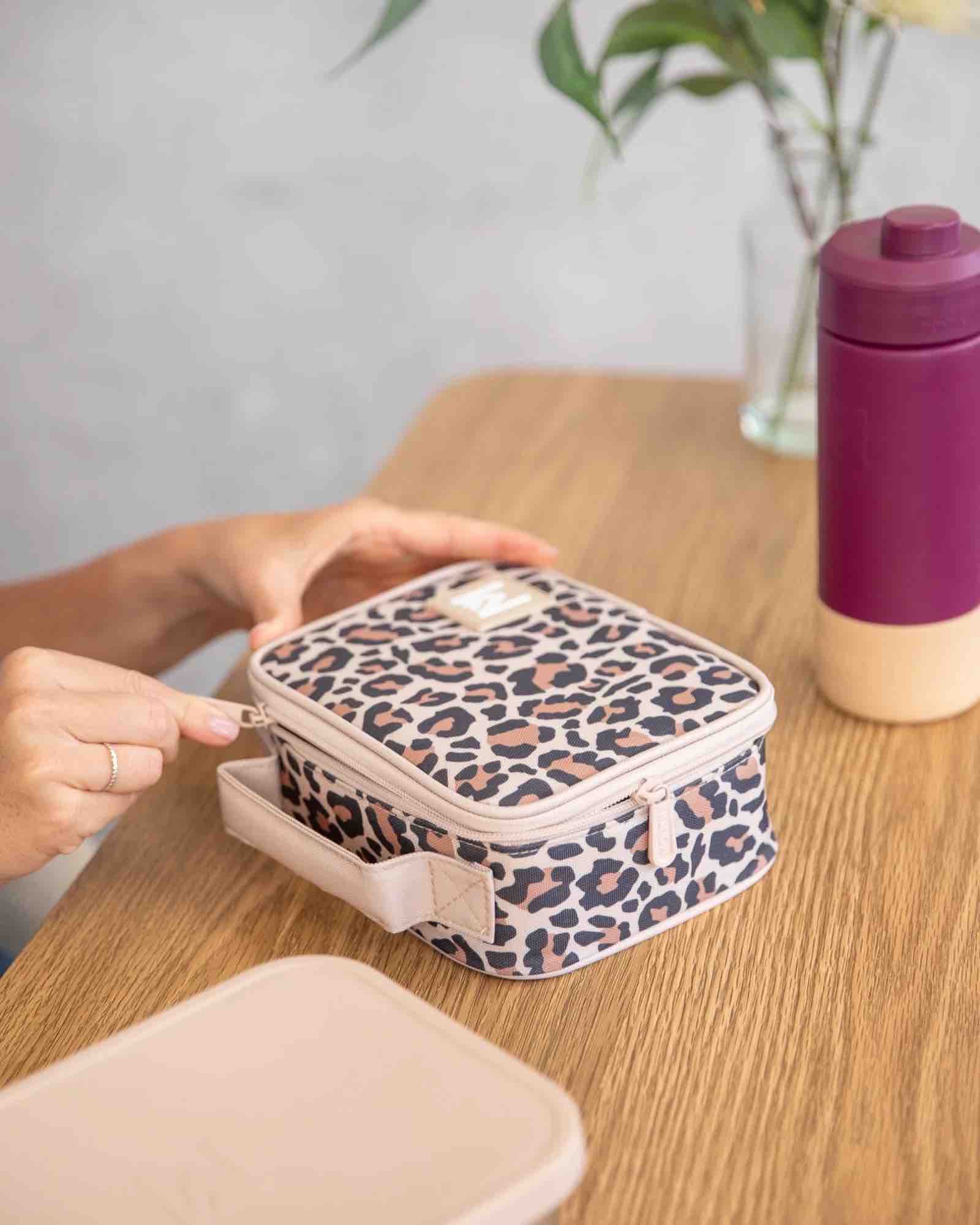 MontiiCo Mini Insulated Lunch Bag - Safari