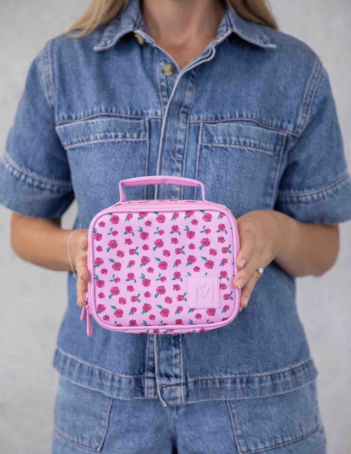 MontiiCo Mini Insulated Lunch Bag - Rose Garden