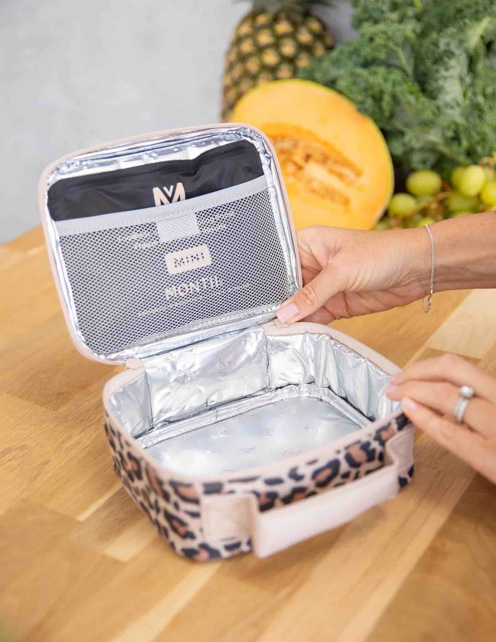 MontiiCo Mini Insulated Lunch Bag - Safari