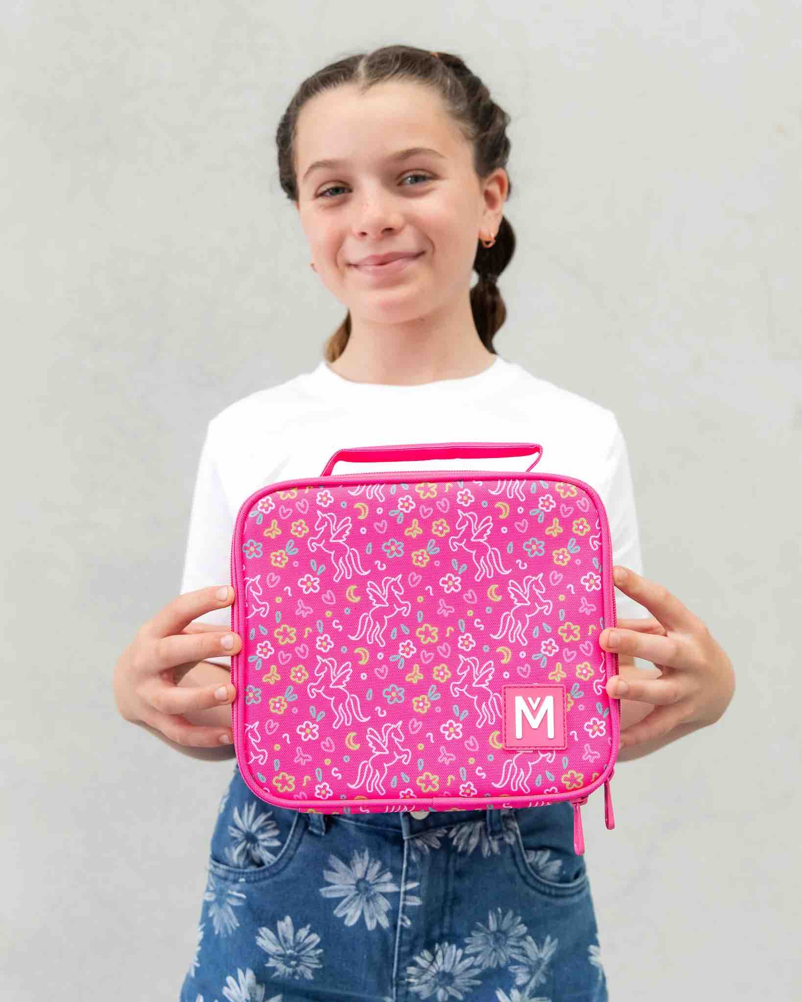MontiiCo Medium Insulated Lunch Bag - Unicorn Magic