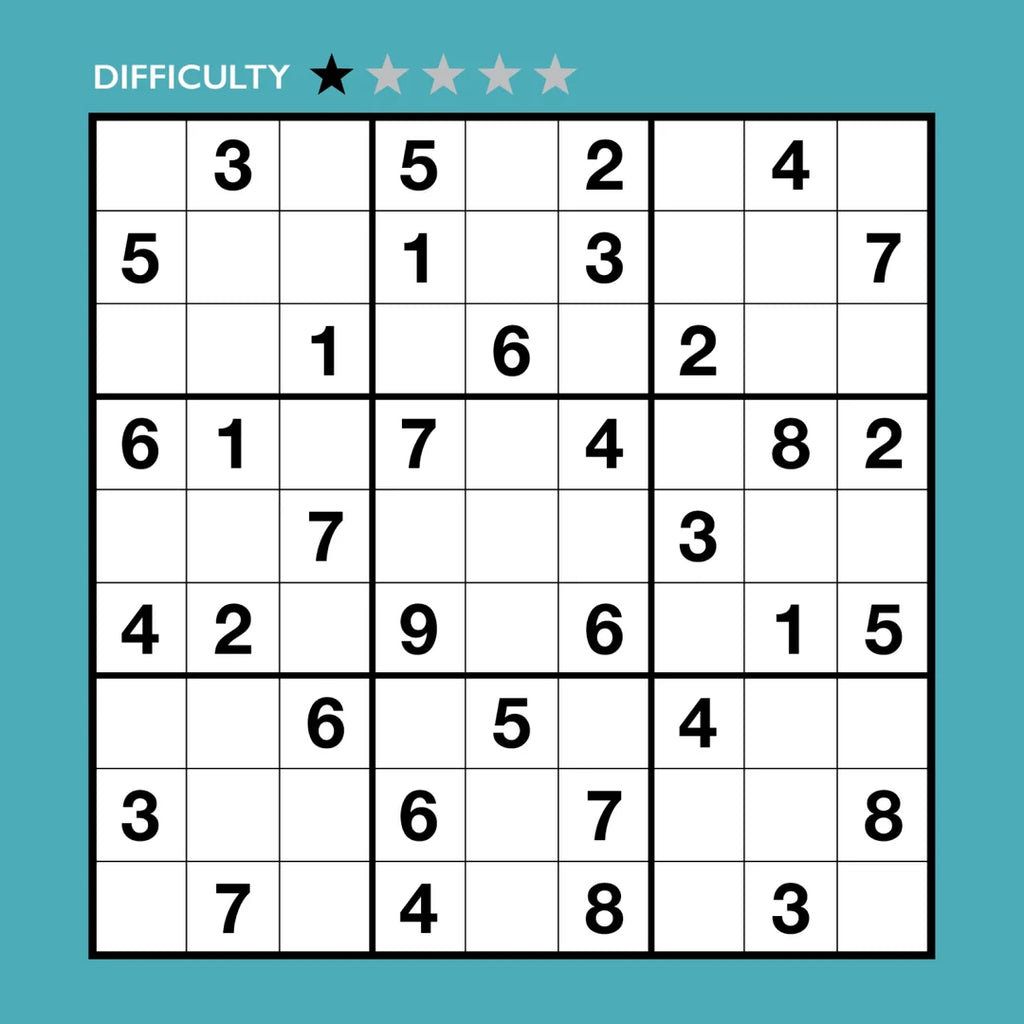 Book | Train Your Brain - Puzzle a Day! - Sudoku