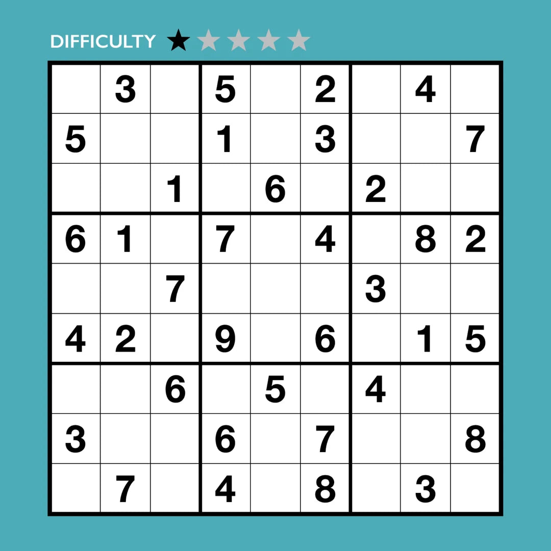 Book | Train Your Brain - Puzzle a Day! - Sudoku