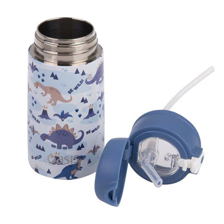 Oasis - Kids Insulated Drink Bottle with Sipper Straw - 400ml