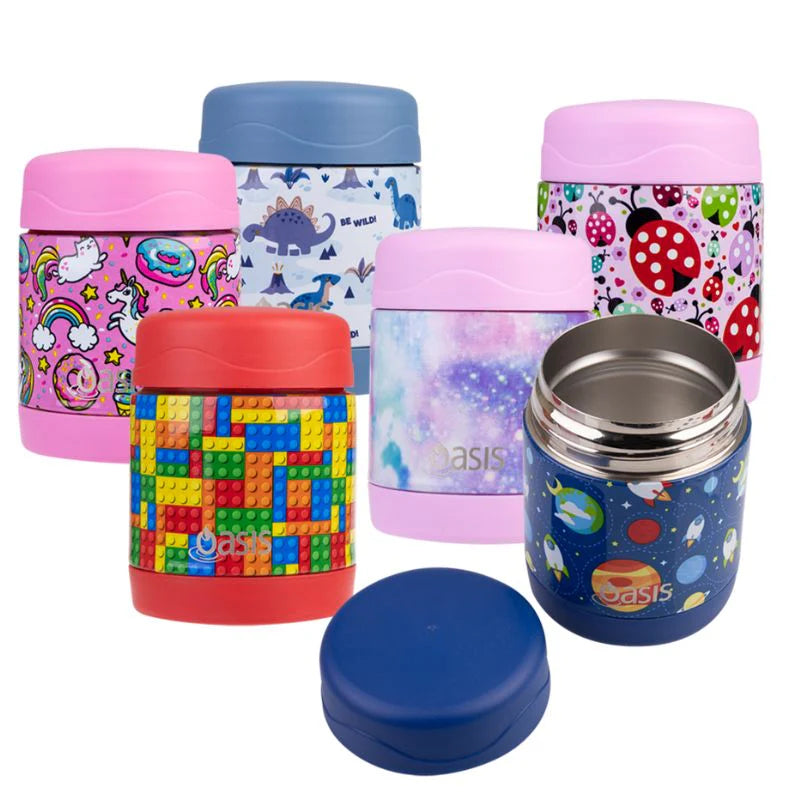 Oasis - Stainless Steel Double Wall Insulated Kid's Food Flask 300ml