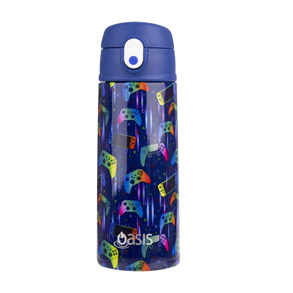 Oasis - Kids Insulated Drink Bottle with Sipper Straw - 550ml
