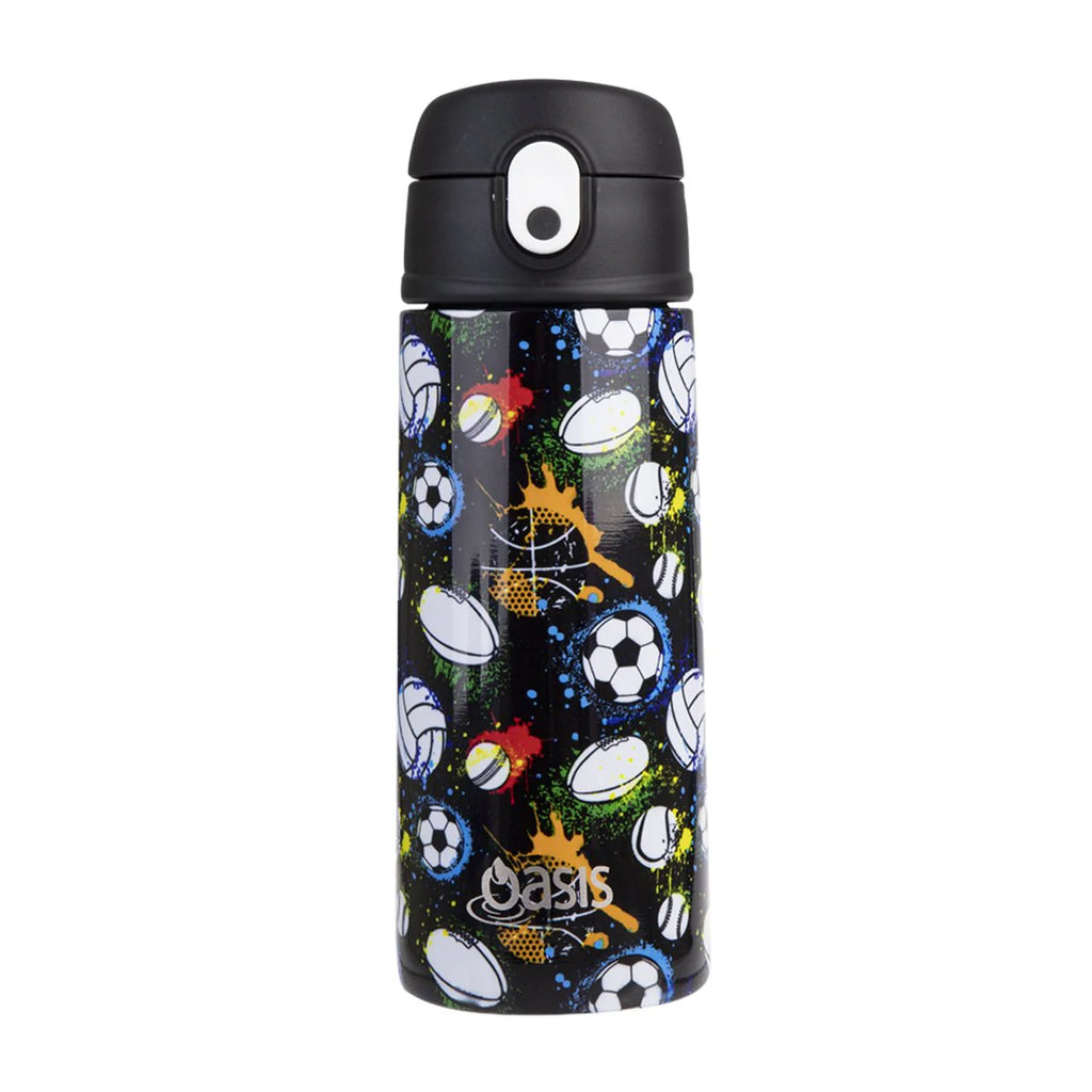 Oasis - Kids Insulated Drink Bottle with Sipper Straw - 550ml