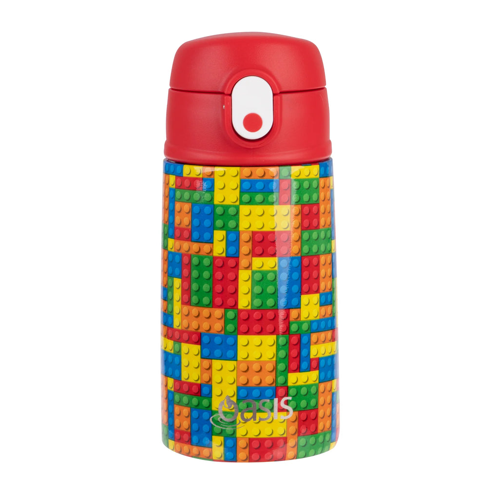 Oasis - Kids Insulated Drink Bottle with Sipper Straw - 400ml
