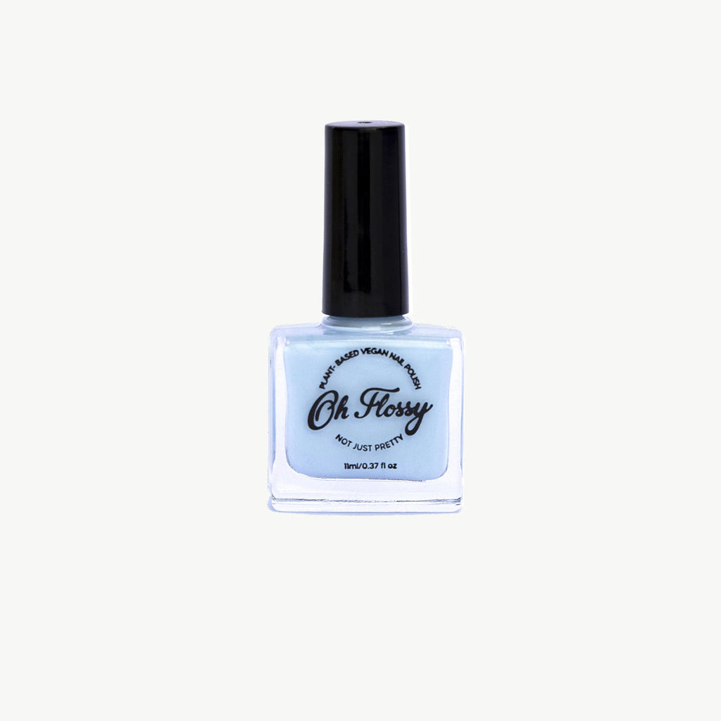 Oh Flossy Nail Polish Cream Blue