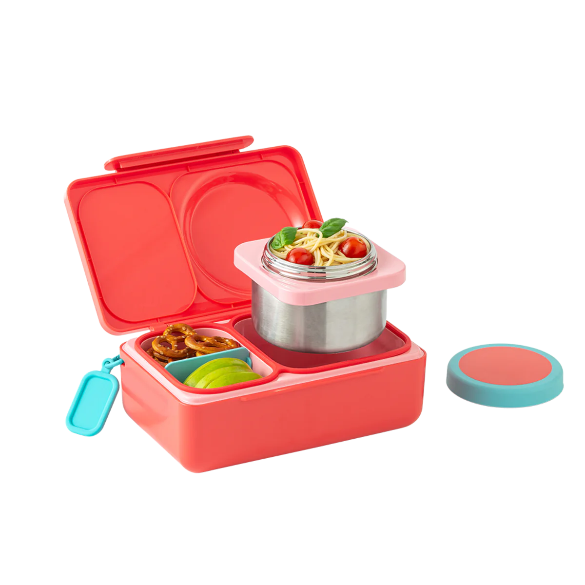 Omiebox Up Hot & Cold Lunch Box - Cherry Pink