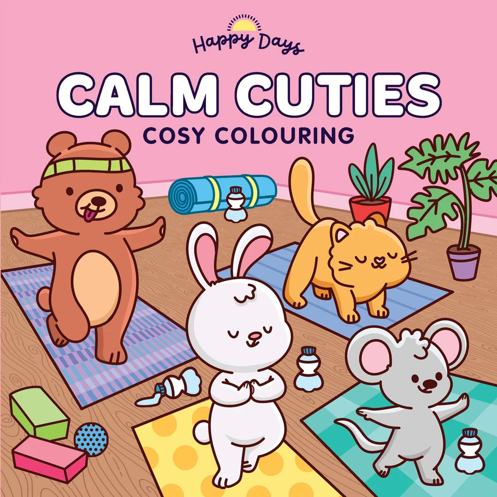 Book | Happy Days - Calm Cuties Cosy Colouring