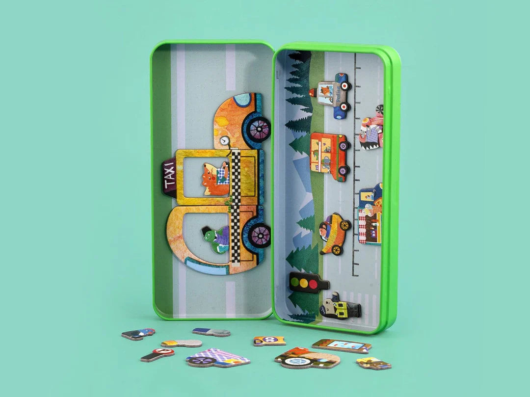 MierEdu - Travel Magnetic Box - Cars