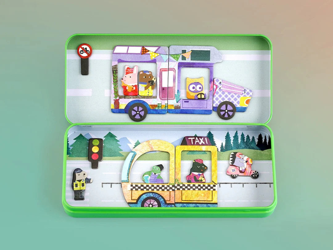 MierEdu - Travel Magnetic Box - Cars