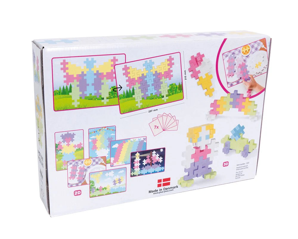 Plus Plus - BIG - Picture Puzzle Pastel - 60 pcs