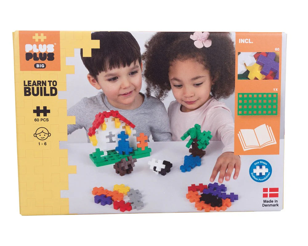 Plus Plus - BIG - Learn to Build - 60 pcs