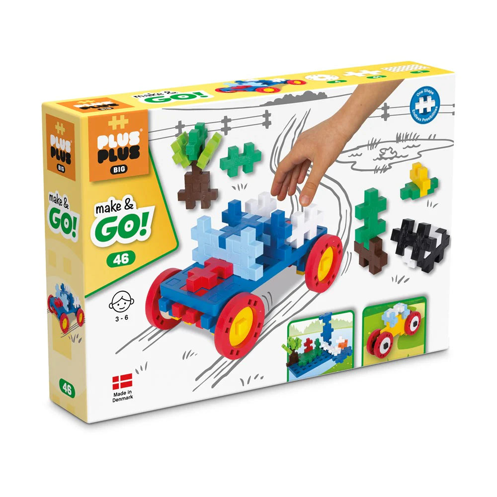 Plus Plus - BIG Make & Go! 46 Pcs