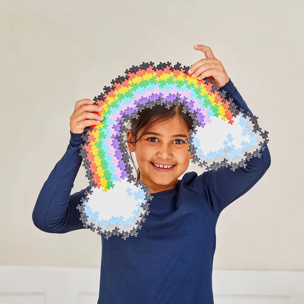Plus Plus Puzzle by Number - Rainbow 500pcs