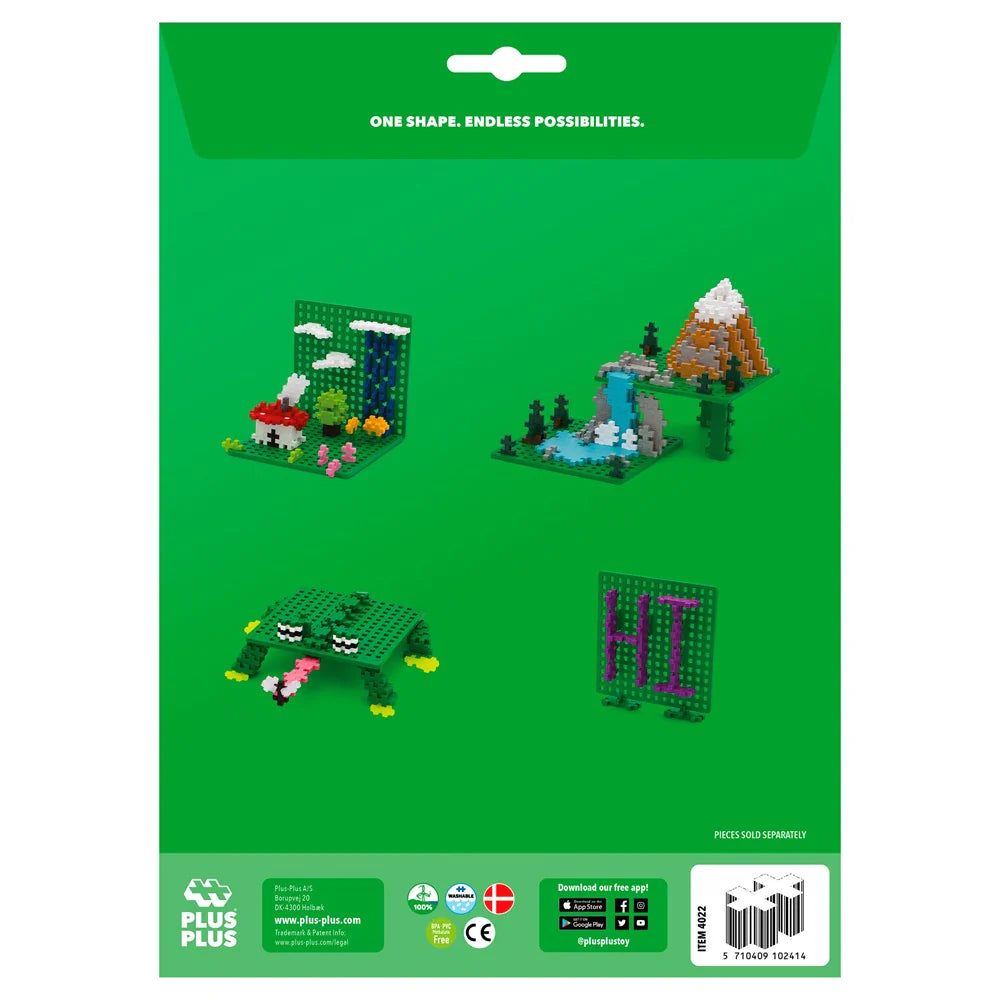 Plus Plus - Baseplates - Green
