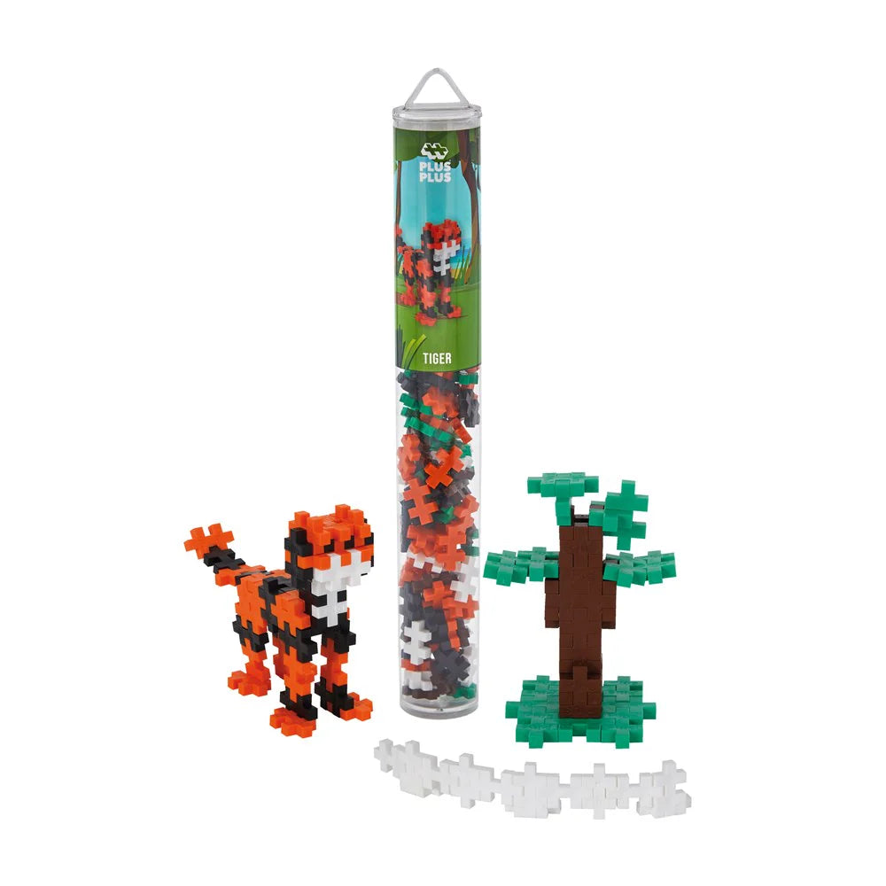 Plus Plus - Tiger - 100 pcs Tube