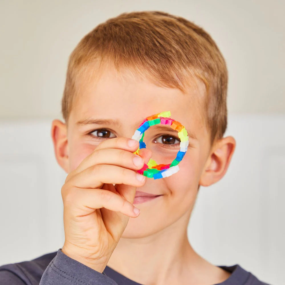 Plus-Plus - Neon mix - 240 pcs - Tube