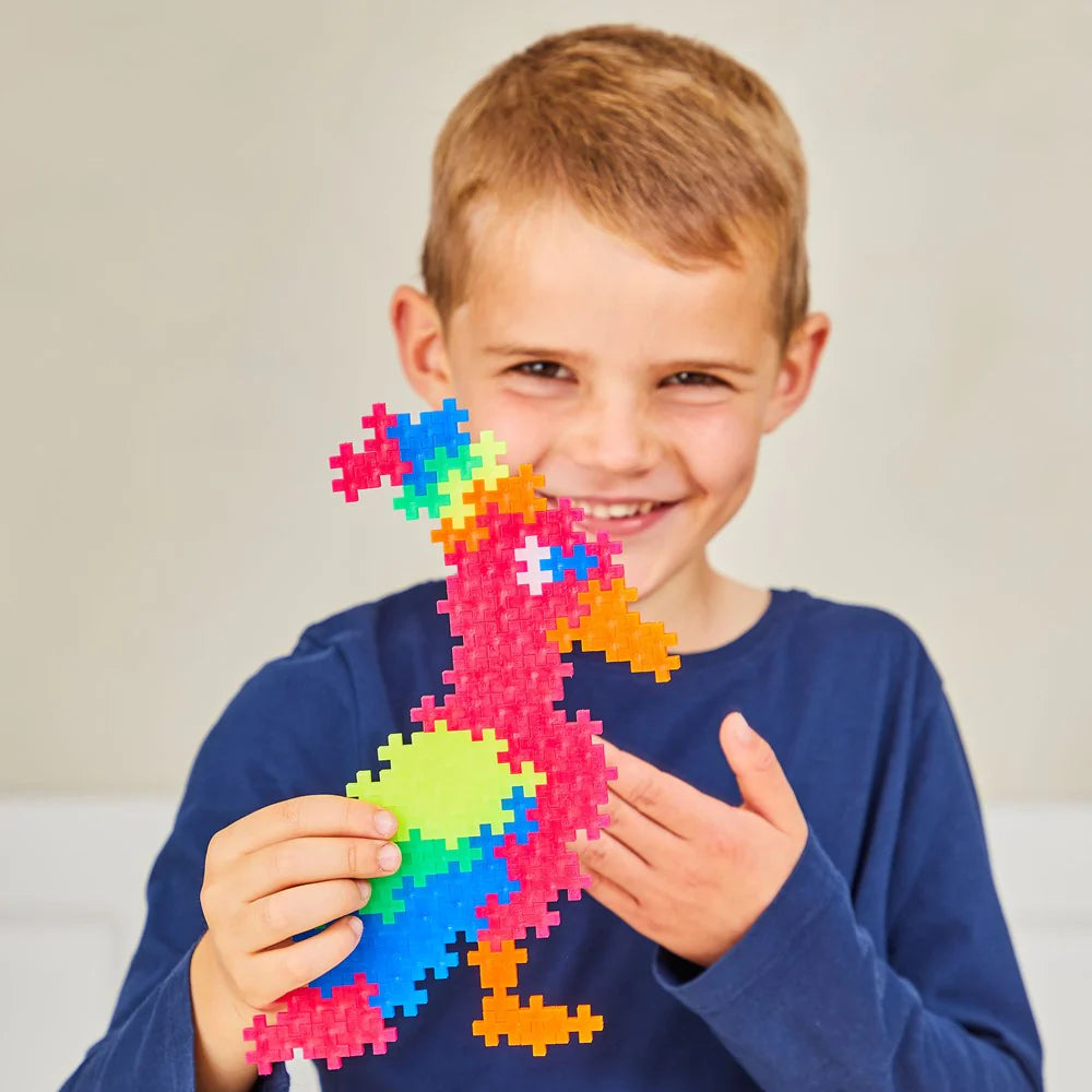 Plus-Plus - Neon mix - 240 pcs - Tube