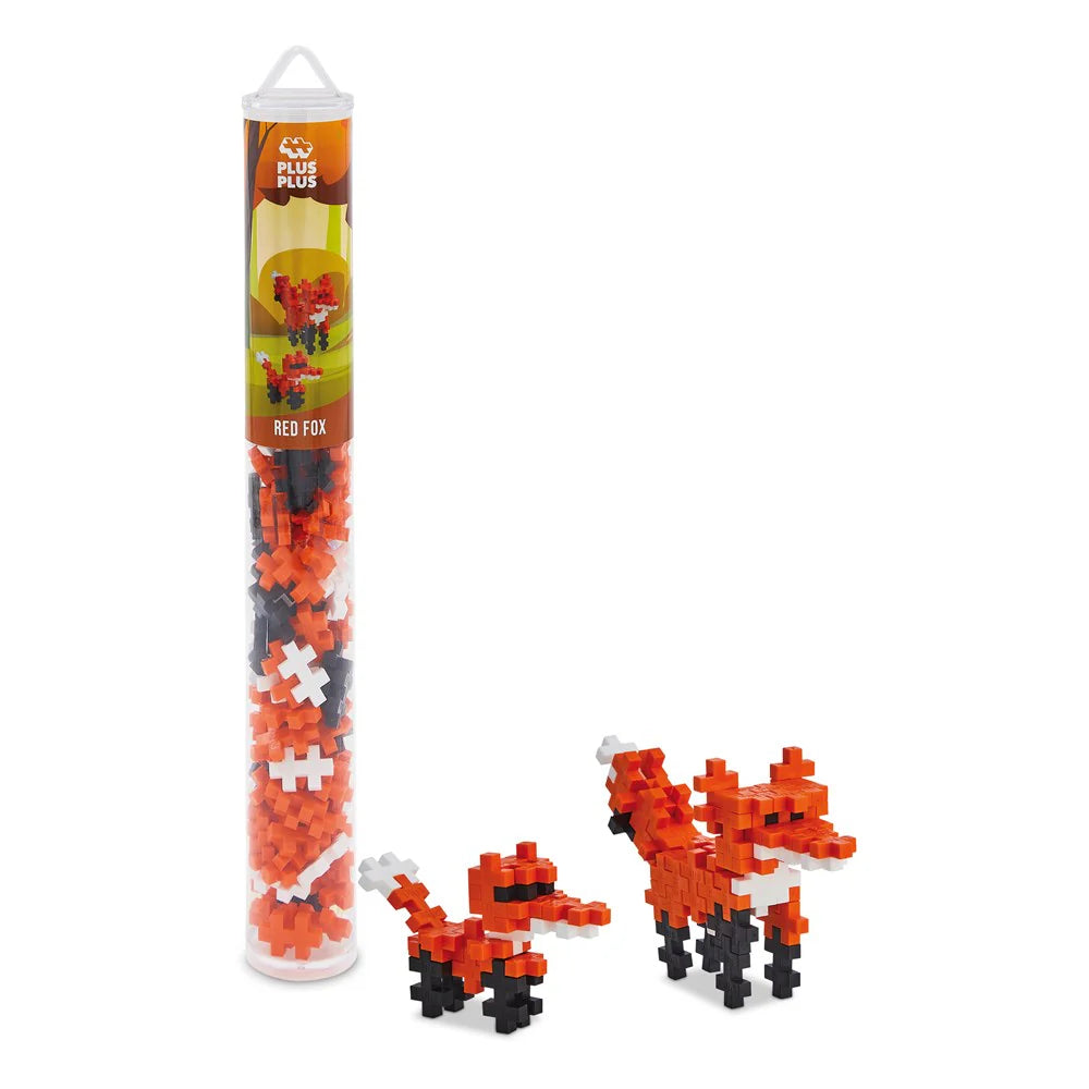 Plus Plus - 100 pcs tube Red Fox