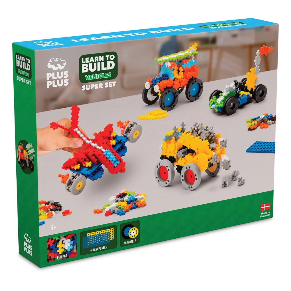 Plus Plus - Learn to Build - Vehicles Super Set