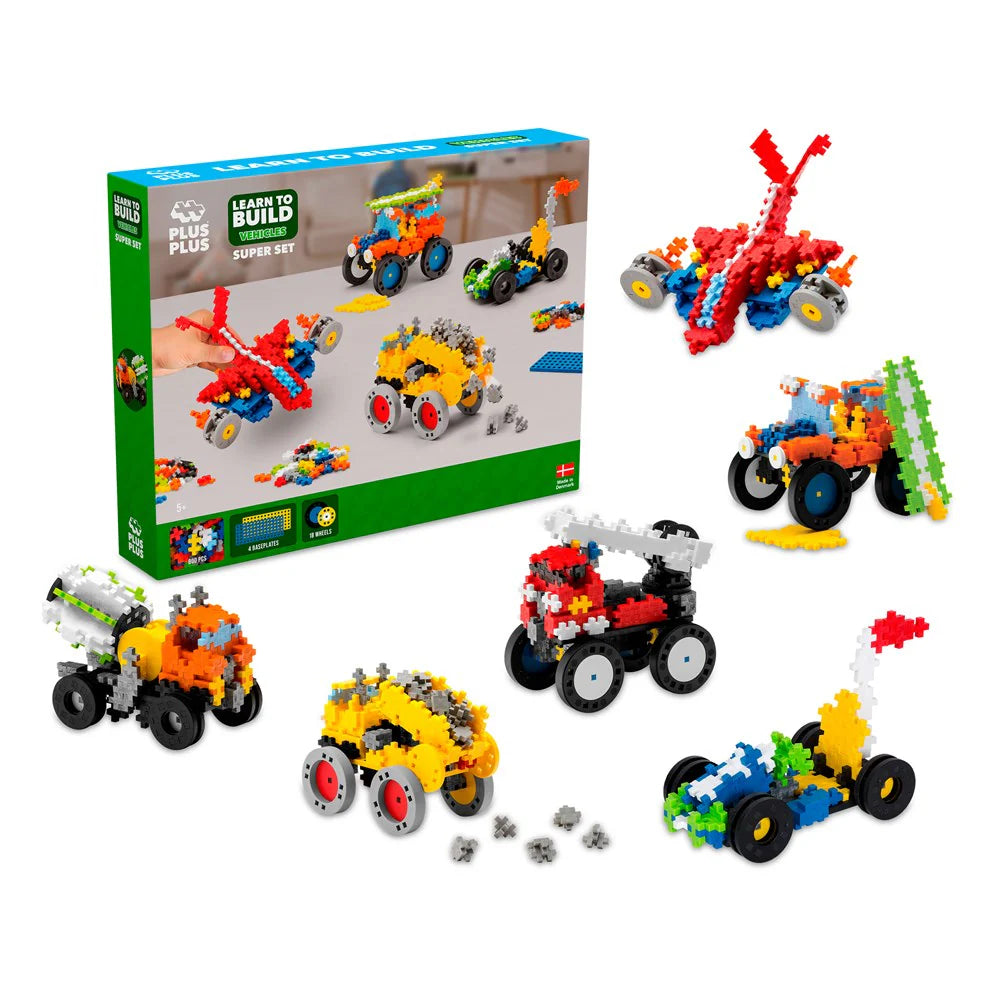 Plus Plus - Learn to Build - Vehicles Super Set
