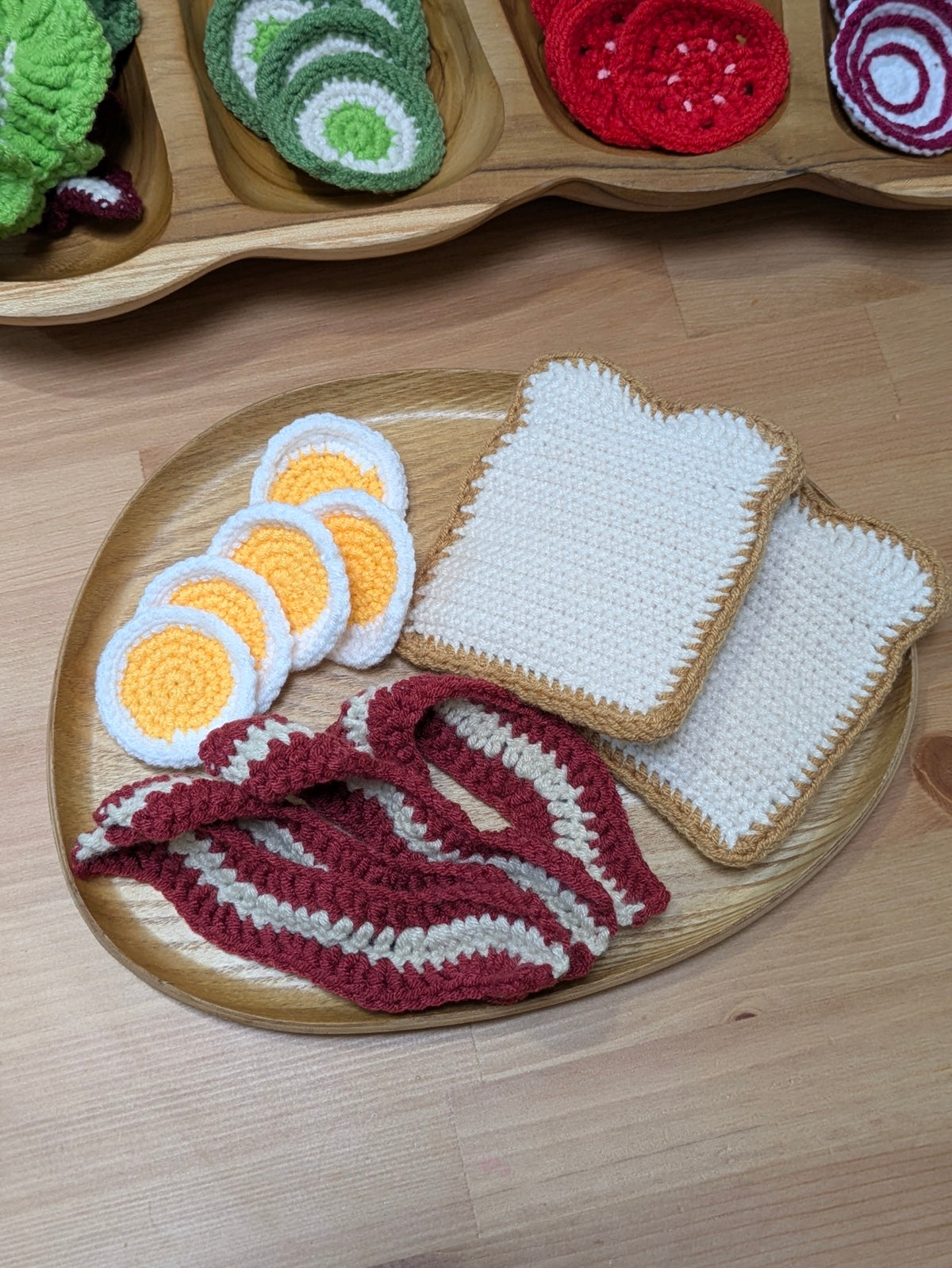 Bambi Bunny - Crochet Play Food - Make Your Own Breakfast Play Food