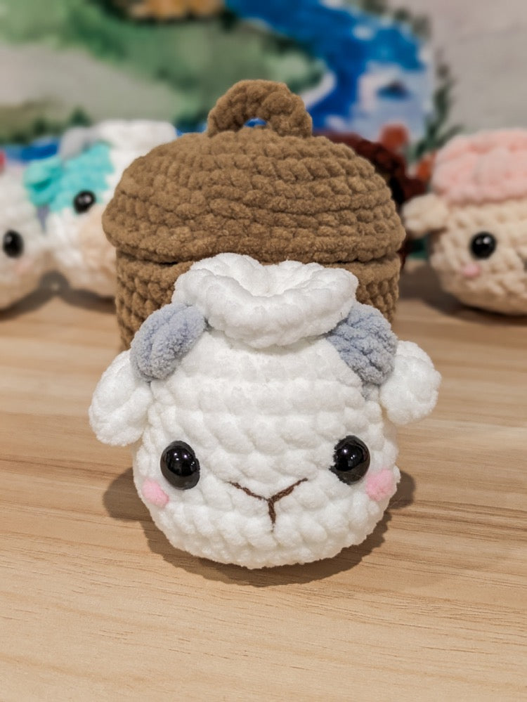 Bambi Bunny - Squishy Farm Animal Crochet Dumplings