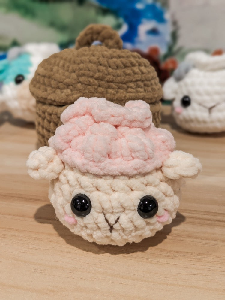 Bambi Bunny - Squishy Farm Animal Crochet Dumplings