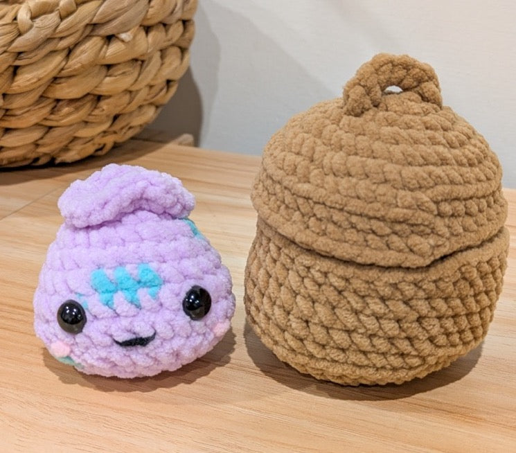 Bambi Bunny - Crochet Squishy Dumpling